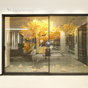 <span class=keywords><strong>Puerta</strong></span> <span class=keywords><strong>Corredera</strong></span> de Vidrio Templado Doble de Alta Resistencia y Diseño Moderno, Resistente al Agua, para Cocina, Interior y Jardín - Product Image 1
