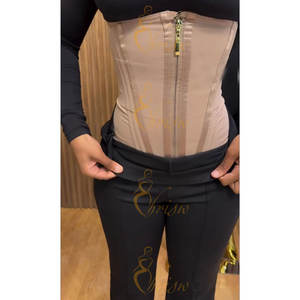 Logo personnalisé de haute qualité Double Compression <span class=keywords><strong>ceinture</strong></span> femmes <span class=keywords><strong>Latex</strong></span> taille formateur grande taille Shapewear minceur <span class=keywords><strong>ventre</strong></span> taille formateur - Product Image 6