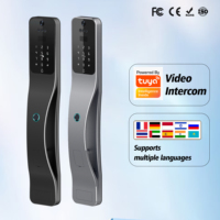 Cerradura Inteligente con Huella Dactilar para Puertas de Madera y Aluminio / Conexión Wi-Fi, Control por Aplicación Tuya
