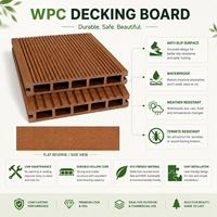 Pabrik Produsen Dek WPC Komposit Tahan Air untuk Teras Atap Balkon-Anti Retak Tahan Api Mudah Dipasang