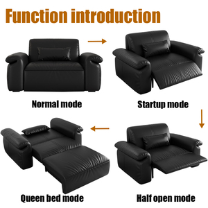 SUKE Salon canapé multifonctionnel home cinéma canapé moderne <span class=keywords><strong>1</strong></span> <span class=keywords><strong>personne</strong></span> chaise-lit canapé-lit - Product Image 3