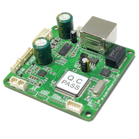 Tarjeta de Audio para Transmisión en Red con Amplificador de Potencia, Salida de Audio Unidireccional, Módulo de Transmisión para Altavoz de Columna