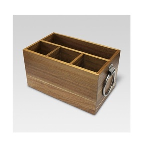 Caddy de madera maciza Vintage de primera calidad, Enfriador de botellas de vino de cerveza personalizado versátil para Bar restaurante, cubos de hielo para acampar, tinas para bebidas - Product Image 4