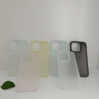 Coque de téléphone portable en TPU souple ultra-fine, semi-transparente et mate, en promotion pour iPhone 17 16 15 14 13 12 11 Pro Max 7 8 Plus Xs Max XR