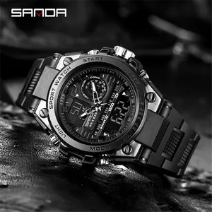 Üst marka G tarzı erkekler dijital saat şok lüks spor saatler moda su geçirmez elektronik kol saati erkekler Relogio Masculino - Product Image 5