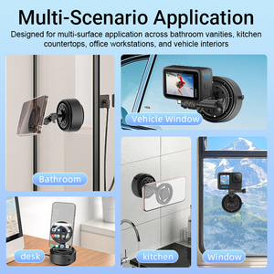 Giá đỡ điện thoại ô tô bằng nhôm, linh hoạt, hút chân không, gắn kính chắn gió, bảng điều khiển, thuyền, xe cộ, dùng cho DJI Action 5 Pro - Product Image 3