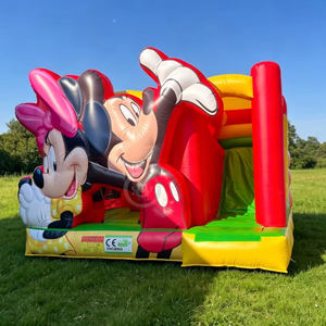Château gonflable moins cher à vendre, grand château gonflable, combo humide/sec, château gonflable <span class=keywords><strong>Minnie</strong></span> Mouse - Product Image 1