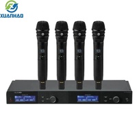 Système de microphone sans fil à condensateur professionnel haut de gamme SLXD4Q+ Ksm8 Ksm9 pour la scène, prêt pour les performances live