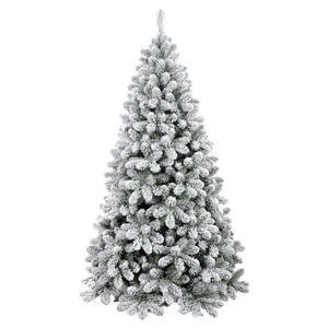 Árbol de Navidad blanco, guirnalda de 10 pies, árbol holográfico de Navidad, árboles de plata, decoración del hogar - Product Image 1