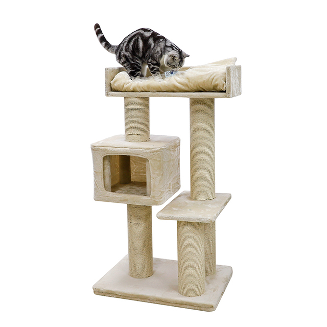 Best Looking Pet Furniture Wholesale Cat Tree Condo Kitten Scratcher House