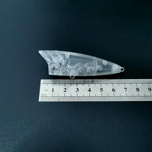 Nouvelle leurre artificielle <span class=keywords><strong>japonaise</strong></span> OSP Surface Wave ABS de 7 cm/11,3 g, corps transparent non peint, vente en gros BLANK - Product Image 3