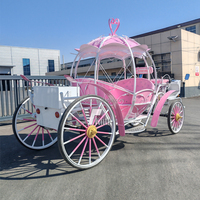Élégante calèche royale de style Cendrillon vintage pour bals de fantaisie, mariages, défilés, visites de musées historiques, partout dans le monde