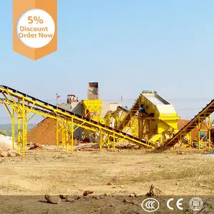 Minería completa 40 t/h 100 t/h 300 t/h línea de máquina trituradora de roca precio planta trituradora de piedra de cantera para la venta