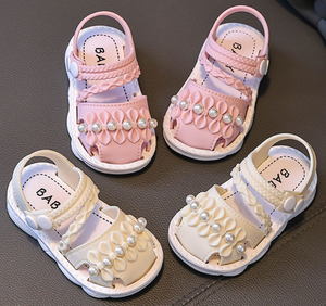 Chaussures de marche respirantes pour bébé avec couvre-orteils, semelle souple antidérapante en PVC, sandales en caoutchouc fabriquées en Chine - Product Image 5