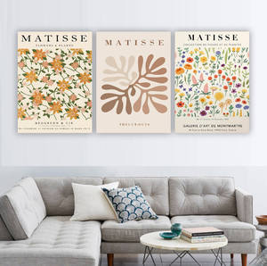 Decoración de Pared para el Hogar, Póster de Flores Abstractas de <span class=keywords><strong>Matisse</strong></span>, Impresión en Lienzo, Cuadro de Arte para Decoración de Sala de Estar Moderna - Product Image 1