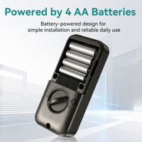 Serrure intelligente à empreintes digitales en aluminium SJJ, application Tuya pour carte IC RFID, entrée sans clé, stockage cloud, porte en bois