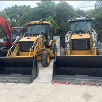Chargeuse-pelleteuse CAT 420F, moteur puissant C44, équipement de construction multifonctionnel pour le creusement et le chargement