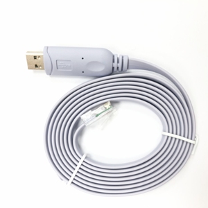 สายเคเบิลคอนโซลสำหรับดีบักเราเตอร์สวิตช์ สาย USB เป็น RJ45 ความยาว 6 ฟุต สาย USB A เป็น RJ45 8P8C แบบ M/M สายอีเธอร์เน็ต - Product Image 4