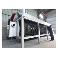 Microfiltre rotatif à disque contrôlé par PLC de haute qualité, débit de 3600 M/d, filtration 20-150 microns, réaction de floculation automatique
