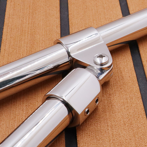 AISI316 Main courante en acier inoxydable Bimini Eye End Top Caps Matériel marin pour bateaux - Product Image 4