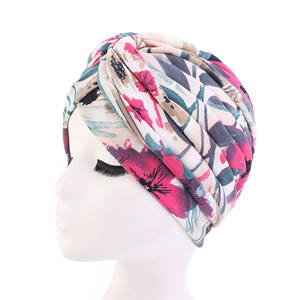 Turban à Volants en Coton pour Femmes, Bandeau Élastique pour Cheveux, Bonnet pour Dames en Gros, Bonnet de Nuit pour Usage Quotidien - Product Image 6