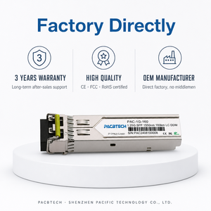Módulo SFP <span class=keywords><strong>de</strong></span> Fibra Óptica Dual <span class=keywords><strong>de</strong></span> 1.25G 1550nm 160km, Transceptor <span class=keywords><strong>de</strong></span> Fibra Óptica para <span class=keywords><strong>Cisco</strong></span> Mikrotik, Switch Ethernet, Conversor <span class=keywords><strong>de</strong></span> <span class=keywords><strong>Medios</strong></span> - Product Image 4