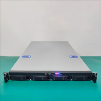 Châssis de serveur 1U de 660 mm de profondeur, 4 baies de disques durs remplaçables à chaud, montage en rack 19 pouces, Mini-ITX, stockage cloud, USB frontal, EATX
