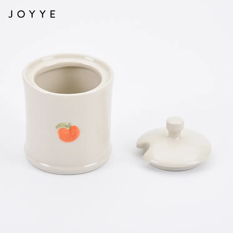 Joyye-recipiente para glaseado de frutas y azúcar, recipiente con tapa, patrón en relieve, envío rápido