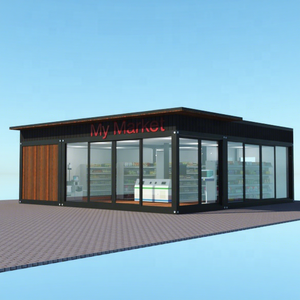 Negozio Container Prefabbricato su Misura, <span class=keywords><strong>Mini</strong></span> Mercato Mobile, Negozio al Dettaglio, Minimarket - Product Image 1