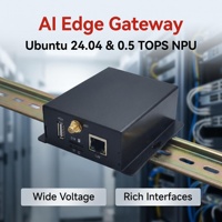Passerelle IoT industrielle TM-CP1B, calcul en périphérie, RS485, RS232, 4G LTE, WiFi, LoRa, Modbus, OPC UA, MQTT, Ubuntu Linux, automatisation industrielle
