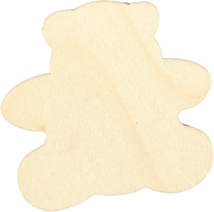 Orsacchiotto di <span class=keywords><strong>legno</strong></span> ritagli per l'artigianato, pezzi di <span class=keywords><strong>legno</strong></span> non finiti per progetti fai da te per bambini pittura ornamenti <span class=keywords><strong>in</strong></span> bianco - Product Image 5