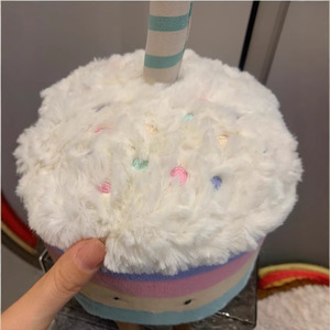 Peluche Jelly Cat <span class=keywords><strong>Rainbow</strong></span> Cake, adorable jouet de réconfort pour bébé avec rembourrage en coton PP et coton, cadeau pour poupée de fille - Product Image 3