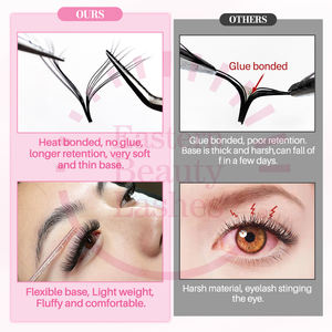 Extensions de <span class=keywords><strong>cils</strong></span> Préfact Bouquet de haute qualité Bouquets pré-faits parfaits Promade Lashes Ventilateurs de volume 3D Extension de <span class=keywords><strong>cils</strong></span> Longue tige - Product Image 3