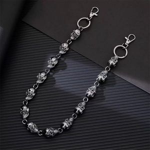 Cadenas para Pantalones con Colgante Punk Personalizadas, Regalo de Aniversario, Cadena para Cartera de Acero Inoxidable Resistente al Agua y al Deslustre para Hombres y Mujeres - Product Image 1