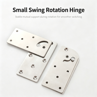 Mécanisme d'extension de table rotative peu encombrant, charnières de table pliante rotative dissimulées à installation facile, kit de table rotative à 90 degrés