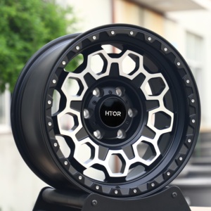 Jantes en aluminium forgé HTOR ORS447 17 18 20 pouces 6x139.7, finition noire usinée, compatibles avec 1500 Montero Sport Terra MU F150 - Product Image 3