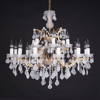 Rétro Maison Décor Éclairage Intérieur Pendentif Lumière Moderne Lustre Or De Luxe Cristal Vintage Lampe