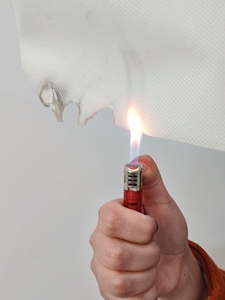 Membrane imperméable et respirante ignifuge blanche Kosite 85G - Product Image 6