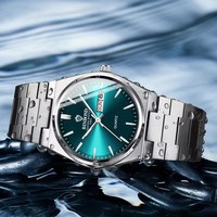 BINBOND B102 102 модные повседневные деловые кварцевые часы из нержавеющей стали водонепроницаемые с пряжкой светящийся календарь Мужские часы для мужчин