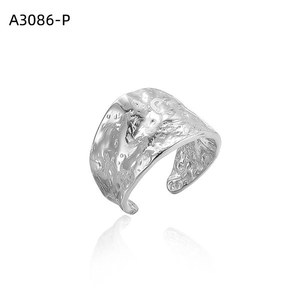 เอมี่ เอมี่แฟชั่นริง A3086 ชุบเงิน 925 ดีไซน์ทันสมัยสำหรับผู้หญิงสวมใส่ทุกวันของขวัญเครื่องประดับ - Product Image 1