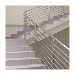 Prima Railing 304 Stainless Steel Solid Rod Balustrade Bar Railing Wood Handrail Post Railing