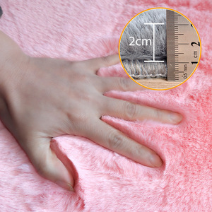 Tappeto Moderno in Finta Pelliccia di Coniglio, Coperta per Finestra e Letto, Tappeto Spesso per Soggiorno, Tappeto per Cameretta Bambini - Product Image 6