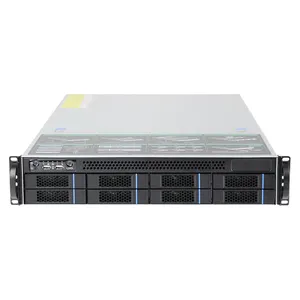 High Performance Xeon Sliver 4316 20Core 2.3GHZ RAID LSI 9260-8I 512M 550W Reduntdant Power Supply 2U 8Bay Rack Server