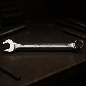 Fervi Combination Wrench <b>Chrome</b> Vanadium 12mm Open End And <b>Box</b> End For Mechanical Repair - Product Image 3