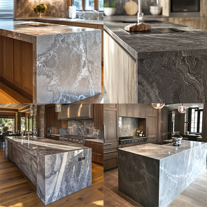 Lusso italia naturale marmo grigio lastre Arabescato Corchia pietra grigia Per metri quadrati Per bagno parete soggiorno - Product Image 5
