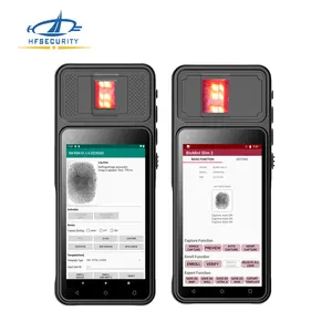 Système GPS HFSecurity-FP520 Tablette Android industrielle biométrique robuste pour la gestion du lieu de travail