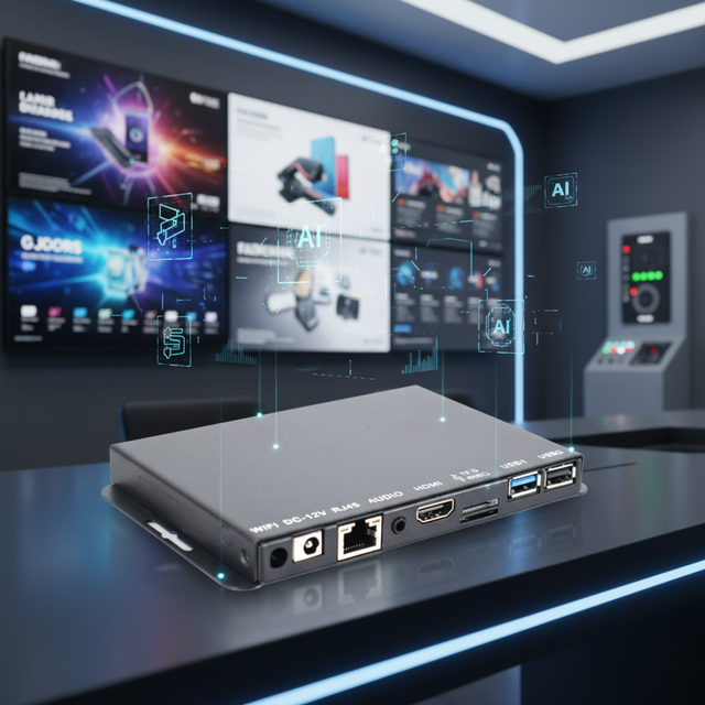 Android Mini Pc for Order Kiosk Advertising Box Media Digital Signage Advertising Player Industrial Control