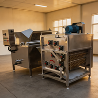 Machine automatique d'épluchage et de plumeage de volailles (poulets, canards, oies, cailles, pigeons)
