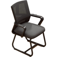 Chaise de bureau ergonomique confortable en tissu maillé pour de longues heures de travail, design minimaliste et moderne