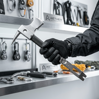 Kit d'outils de sauvetage multifonctionnel manuel SDZ-I, barre Halligan robuste, briseur manuel pour la lutte contre les incendies et la démolition